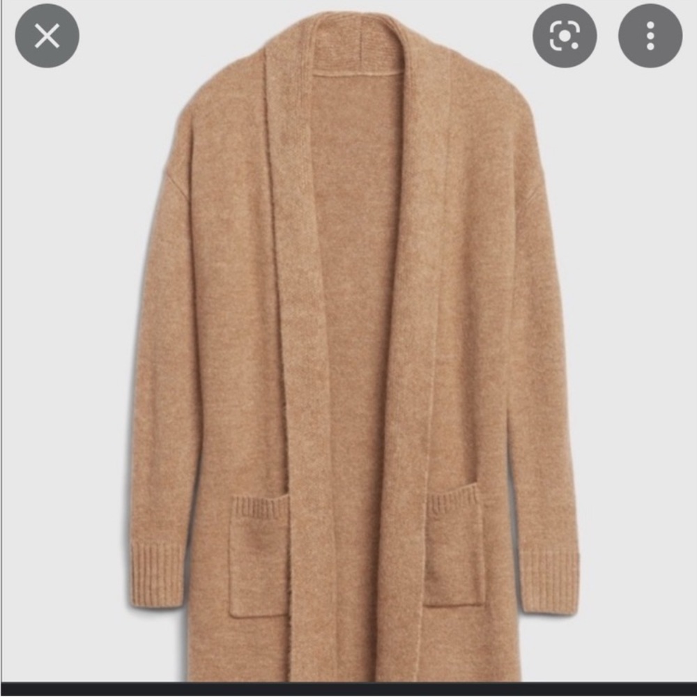 GAP Camel Long Cardigan XL Tall